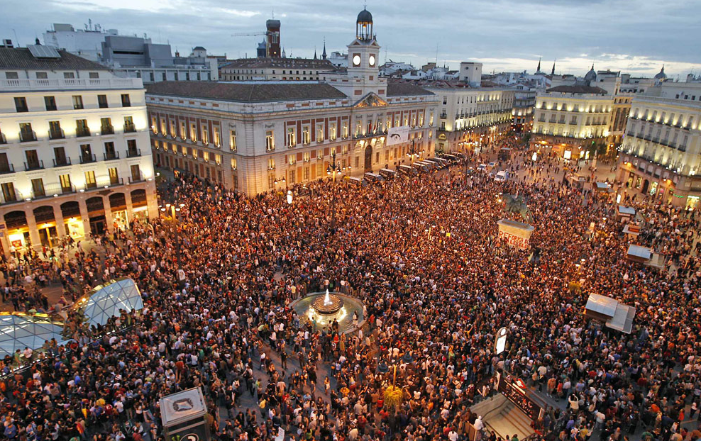 manifestacion en sol